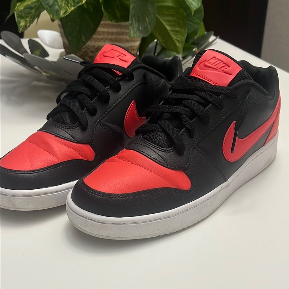 Nike Black and Red Sneakers